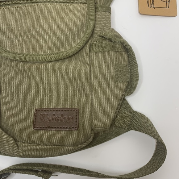 Kabden | Green Canvas Outdoor Tactical Fishing Waist Leg Bag | Military Travel - Picture 4 of 13